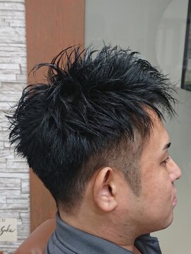 アポロカットステージ 相模大野店 アップバング/ツーブロックマッシュ<理容室>[メンズ/相模大野]