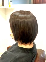 ヘアー グリーン(hair green) 30代40代50代/ナチュラルショートボブ/好印象ショートボブ