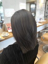 ギャロップヘアー 暗髪透明感透明感カラー×レイヤーカット