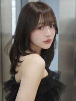 ベレーザシェルト(Beleza scelto)&nbsp;7464髪質改善グレージュカラーレイヤーロング韓国ワンホンヘア