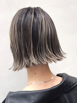 ジルヘアービカミ(Jill hair bikami)の写真/【平岸/髪質改善】髪質改善しながらデザインを楽しめる、ノンダメージ水素カラー◇#水素カラー#ハイトーン