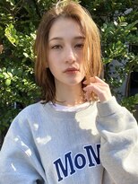 エリマ 武蔵小杉(elima) ミルクティーベージュカラーケアブリーチカラーピンクベージュ