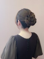ラクーン バイ 朝日理容室(RacCoON by 朝日理容室) タイトめな大人アレンジ