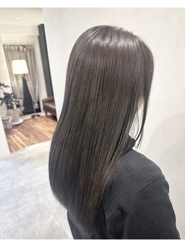 ラトリエコンタン(L´atelier Content) 【shima】ワンレンロング×グレージュカラー