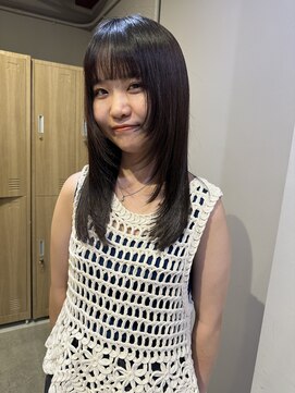 ローレンジウ(LOREN JU) 透明感髪質改善ベージュダブルカラーミルクティーグレージュ