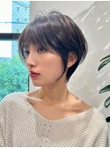 黒髪ボブルフネビージュ小顔ワンレンスペインカール大宮