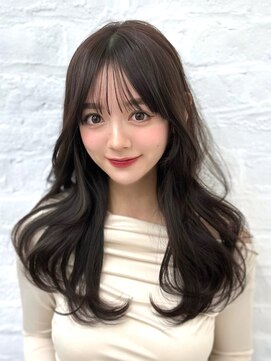 アマトウキョウ アユンチェ(AMA TOKYO×AYUNCHE) 前髪顔まわり韓国ヘアレイヤーカットサイドバンク2wayバンク韓国