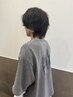 メンズカット＋デザインパーマ￥13200
