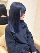 アンククロス 青山店(ANKH CROSS)&nbsp;ロアバージンエクステ/ブルーカラー/レイヤー