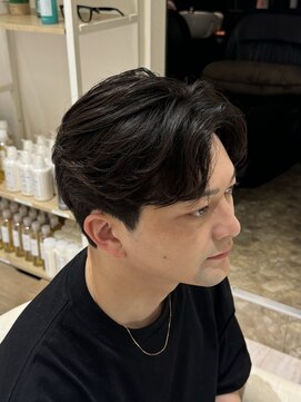 バース 梅田中崎町店(BIRTH) ニュアンスパーマフェザーパーマセンターパートワンカールパーマ