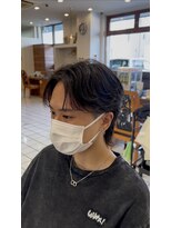 ヘアーアンドメイク サワ 上田本店(SAWA)&nbsp;フェザーショートシースルーセンターパート