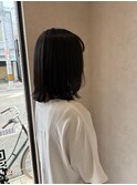 ギリギリ結べる顔周りレイヤーボブ
