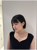 ぱっつんボブ