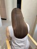 【1日2名限定】縮毛矯正＋白髪ぼかしカラー＋髪質改善トリートメント＋カット