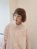 ディッセンバー 伊勢崎(December)&nbsp;切りっぱなしボブ/ミニボブ/丸くないボブ/ヘーゼルベージュ