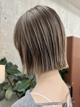 ノード(NODE) 栄黒髪垢抜け外ハネボブヘア