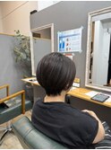 ボリュームふんわりショートヘア