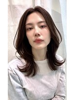 リタ(Lita)&nbsp;３０代４０代５０代外ハネセンターパートミディアムくびれ小顔