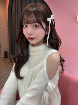 ボタン シブヤ(VOTAN SHIBUYA) ベージュ/韓国ヘア/渋谷/レイヤー/顔まわり/前髪