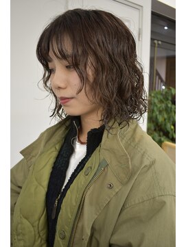 グリーン 高田馬場(green) 【SANA】くるくるボブパーマ