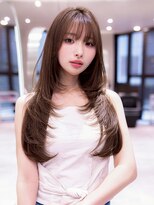 エースハバナ 渋谷(1 HAVANA)&nbsp;顔周りレイヤー/オリーブベージュ/似合わせカット