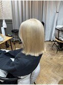 【ブリーチ2回～】ホワイトベージュ/フルブリーチ