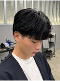 マッシュヘア/黒髪/メンズカット/men's/メンズ/眉毛