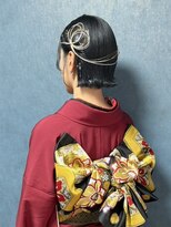 ティアラ 栄(TIARA)&nbsp;名古屋★栄/振袖ボブアレンジ◎ヘアセット/着付け