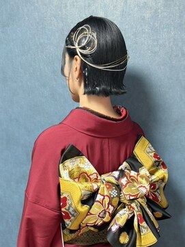 ティアラ 栄(TIARA) 名古屋★栄/振袖ボブアレンジ◎ヘアセット/着付け