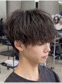 熊本緩めシャドウパーマメンズヘア美容室