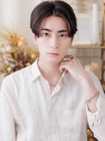 カバーヘア ブリス 上尾西口店(COVER HAIR bliss)&nbsp;アップバングアッシュグレージュセンターパートウルフ20代30代a