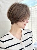 ショートヘアショートボブくびれショート丸みショート表参道