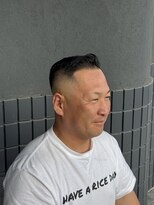 ケースタイル(K-style) スキンフェード ハードパート