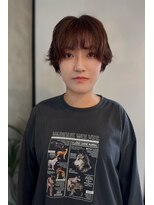 アングゥイー(ungu iE)&nbsp;前回のパーマを活かしたオレンジカラー