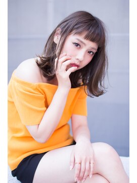 イロドリ ヘアーデザイン(IRODORI hair design) IRODORI　外はねミディアム２ 　［西尾一寛］