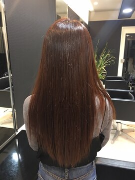 ディーヘアーデザイン(d.HAIR DESIGN) ツヤツヤ、オレンジロング☆