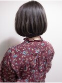 【Ciel】ハイライトで立体感アッシュグレー×ボブ