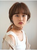 ひし形丸みショート