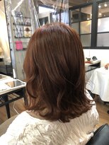 トハコ(&haco)&nbsp;ブリーチなしで艶感オレンジカラー☆