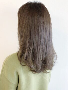 リコ(LIKO) 大人セミディ☆ハイライト/大人女子/透明感/ベージュ系カラー