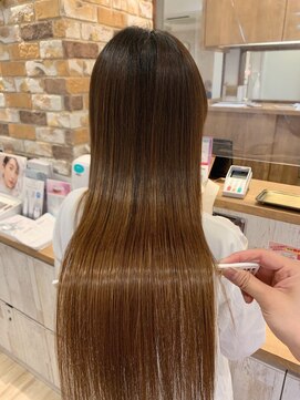 ナンプウ(Nanpu) ノンストレス縮毛矯正+メンテナンスカット◎20代30代40代