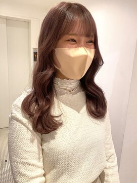 イト(ito) 【 ito ／ 梅田 】ピンクミルクティー×ウェーブヘア