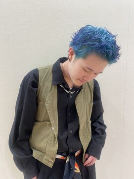 モリオ フロム ロンドン サッポロファクトリー店(morio FROM LONDON) 【morio】札幌デザインカラー　裾カラー