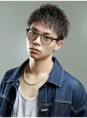 ベリーショートバングありスタイル