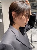 NEXT静岡NEO【櫻田】ミディアム濡れ感センターパートウルフ