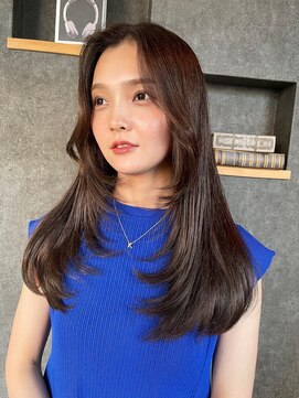 空 韓国風カット/顔周りカット/レイヤーカット