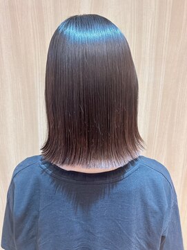 アロマ ヘアー ルーム 新宿店(AROMA hair room) オータムブラウンパツっとミディ/新宿/新宿西口