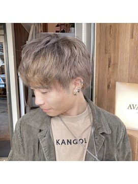 アヴァンス 天王寺店(AVANCE.) 【ショートウルフ】×【シルバーアッシュ】