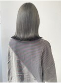 オリーブグレージュ×エンドカラー　小岩