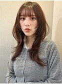 韓国風レイヤーカット×イノアカラー☆エアリーロング[大宮]